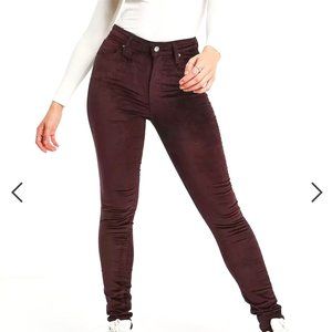 Levi's High Rise Skinny Hypersoft Jeans - Plum